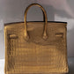Hermes Matte Crocodile Poussiere Birkin 25 PHW