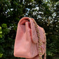 Chanel 19S Pink Iridescent Jumbo Caviar Double Flap Bag