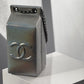 Chanel Runway Iridescent Silver Lambskin Lait De Coco Milk Carton Bag