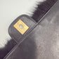 Chanel Multicolor Maxi Mink Fur Single Flap Bag