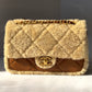 Chanel 24K Brown Shearling Medium Flap Bag