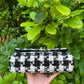 Chanel Ecru Medium Houndstooth Tweed Flap Bag