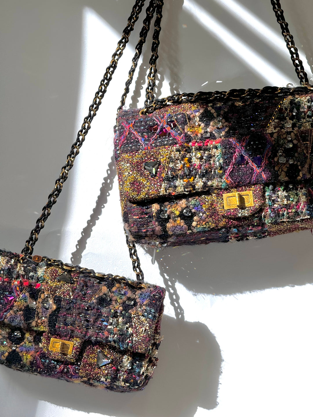 Chanel Maxi Tweed Paris/Byzance Limited Edition Reissue Flap Bag