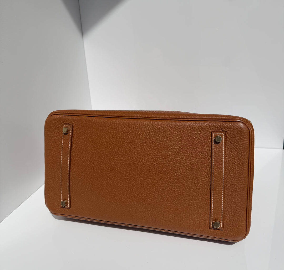 Hermès Birkin 35 Gold Gold Hardware 2015