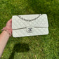 Chanel Medium White Classic Caviar Flap Bag