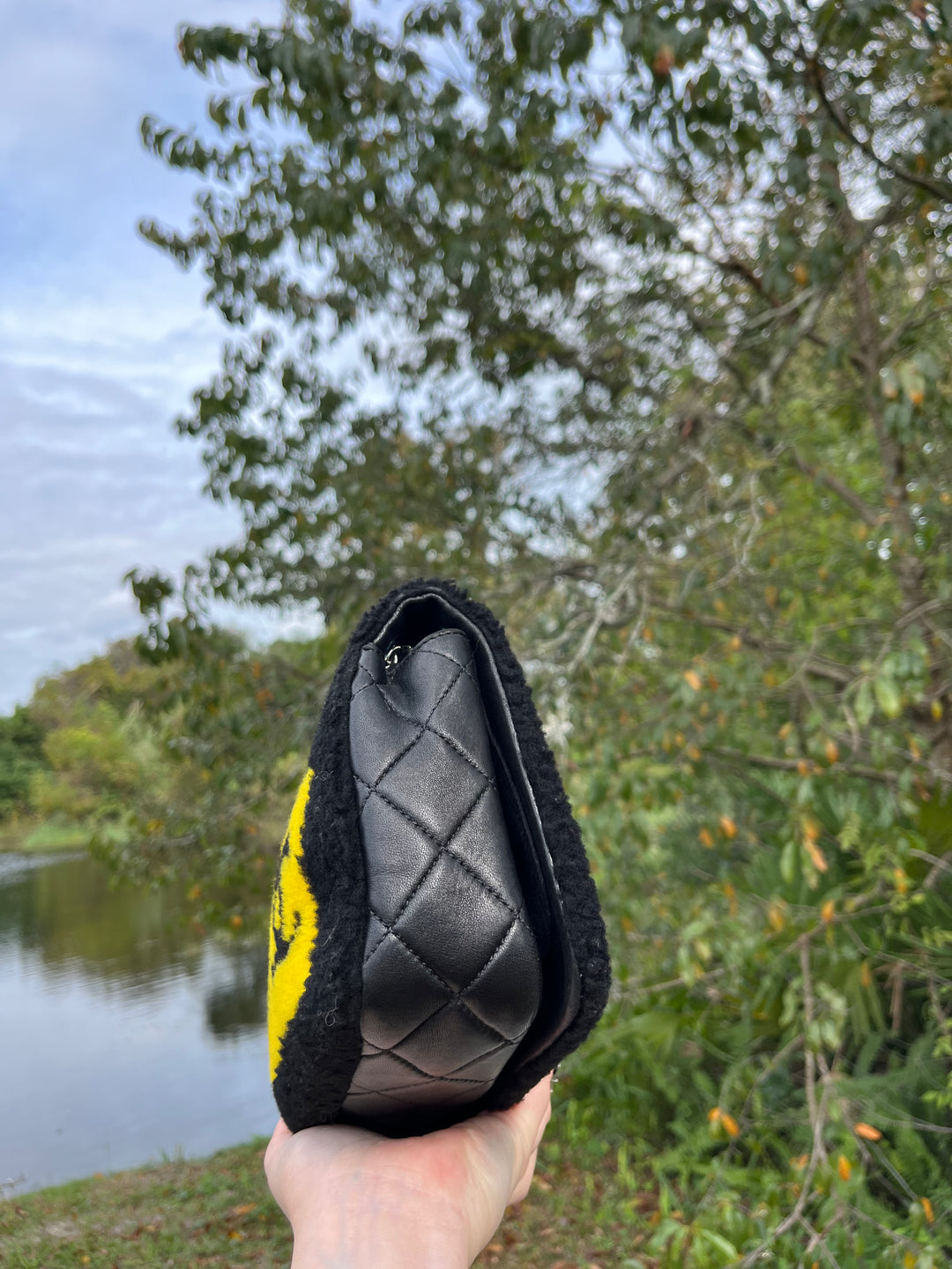 Chanel Supermarket Comic Medium Shearling Flap Bag