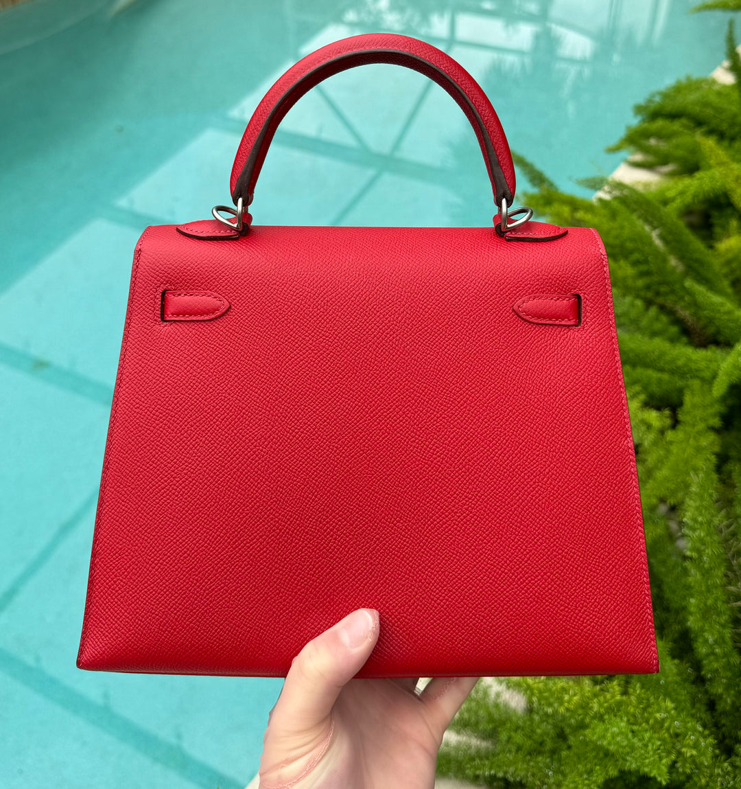 Hermes 2018 Rouge Casaque Epsom Kelly 25