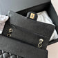 Chanel Black Medium Caviar Double Flap Bag GHW