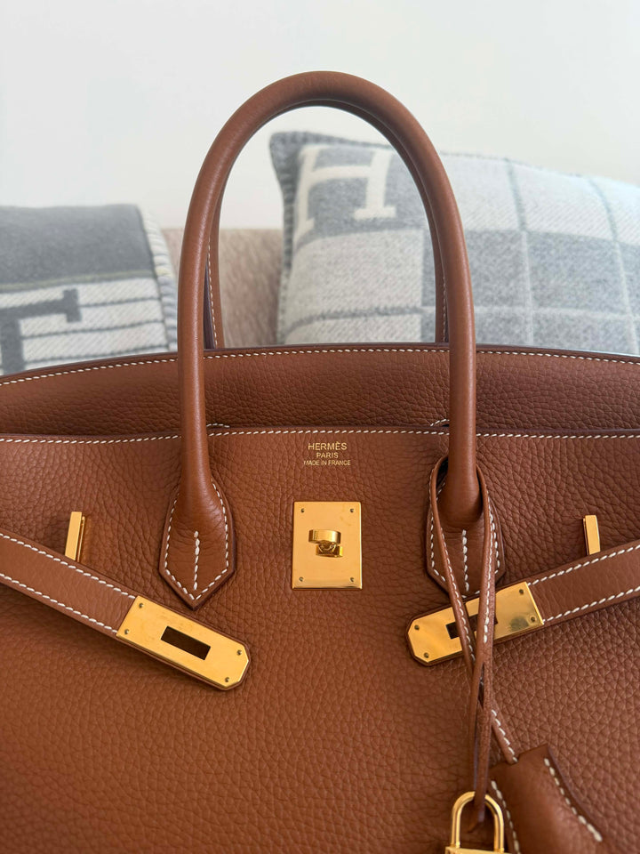 Hermès Birkin 35 Gold Gold Hardware 2015