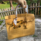 Hermes Poussiere Matte Croc Birkin 35 GHW