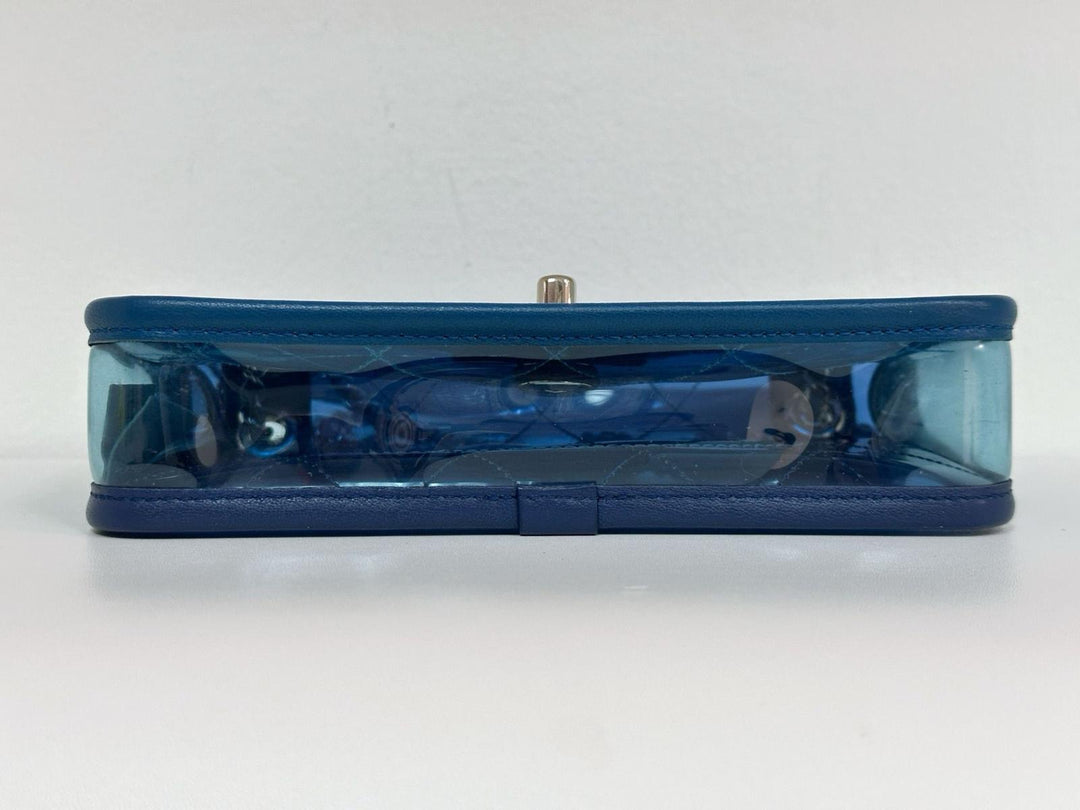 Chanel Coco Splash Blue Mini PVC Flap Bag