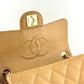 Chanel Dark Beige Vintage Mini Caviar Square Flap Bag