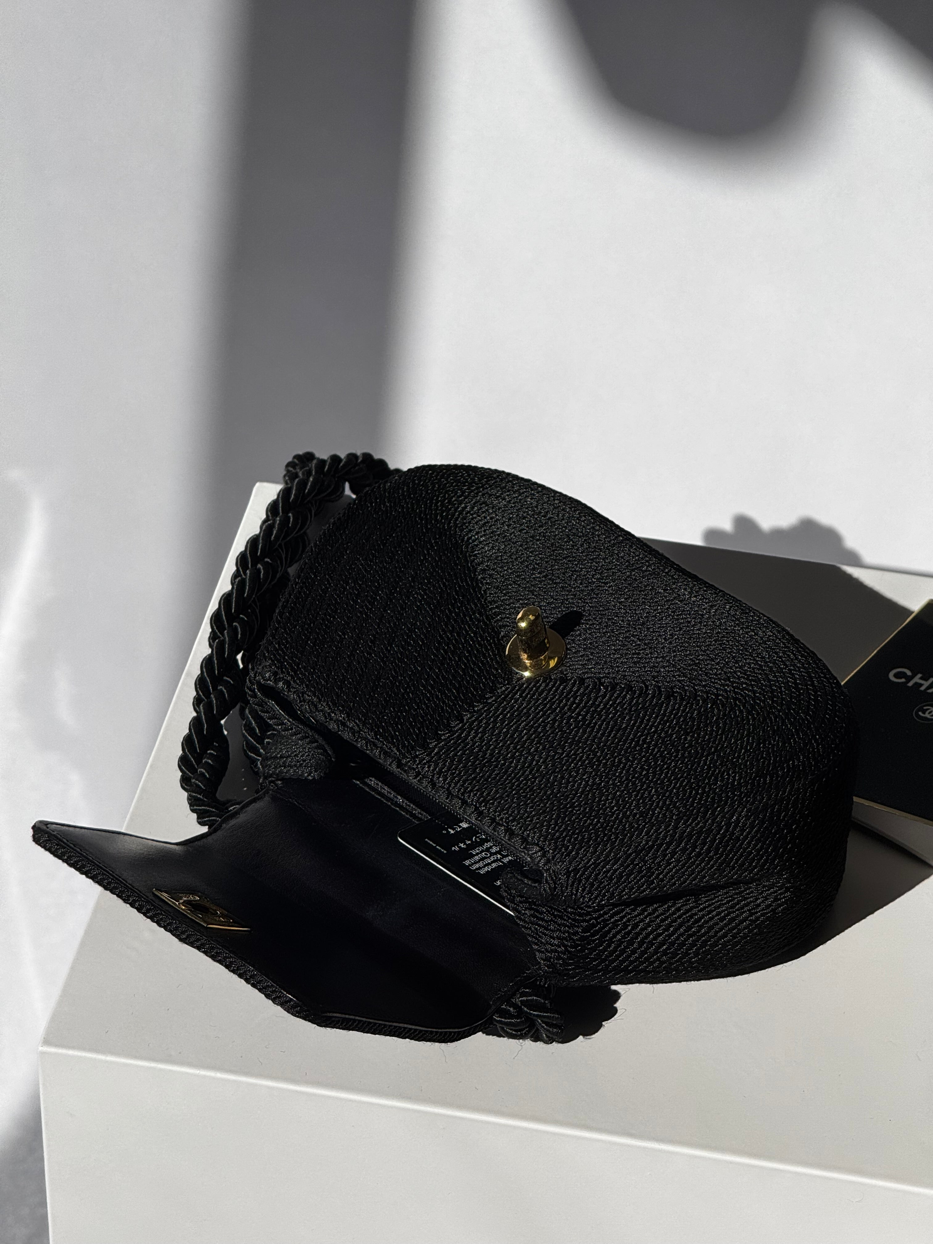 Chanel 1997 Limited Edition Black Cord Flap Bag – Its A Luv Story