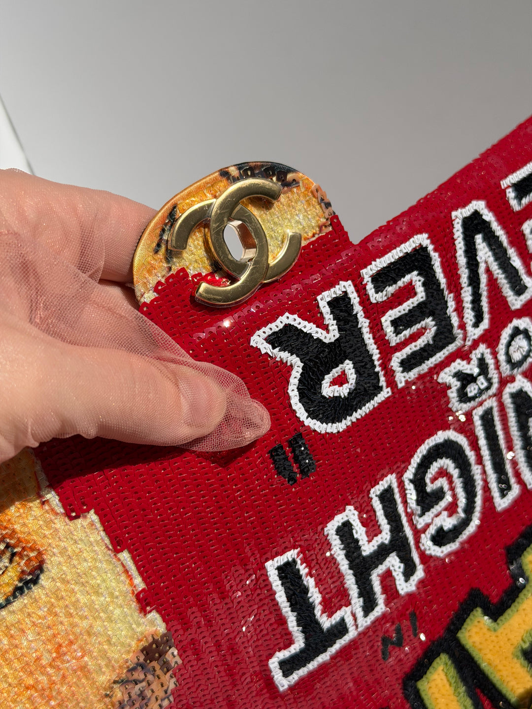 Chanel Tonight or Never Maxi Flap Bag Red Multicolor Sequins Gold Hardware Métiers D’Art 2026