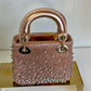 2022 Satin Rose Champagne Micro Beaded Lady Dior