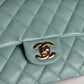 Chanel 20C Tiffany Blue Medium Caviar Flap Bag