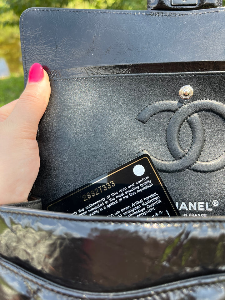 Chanel SO BLACK Medium Calfskin Double Flap Bag