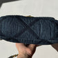 Chanel Small Navy Quilted Denim 19 Flap Bag