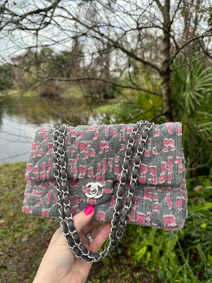 Chanel Medium Denim Patchwork Classic Flap