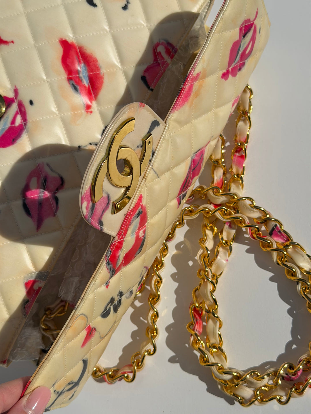 Chanel 1994 Jumbo Lips & Kisses Flap Bag