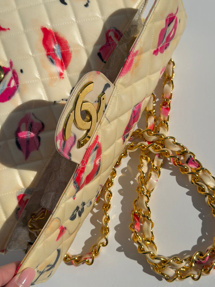 Chanel 1994 Jumbo Lips & Kisses Flap Bag