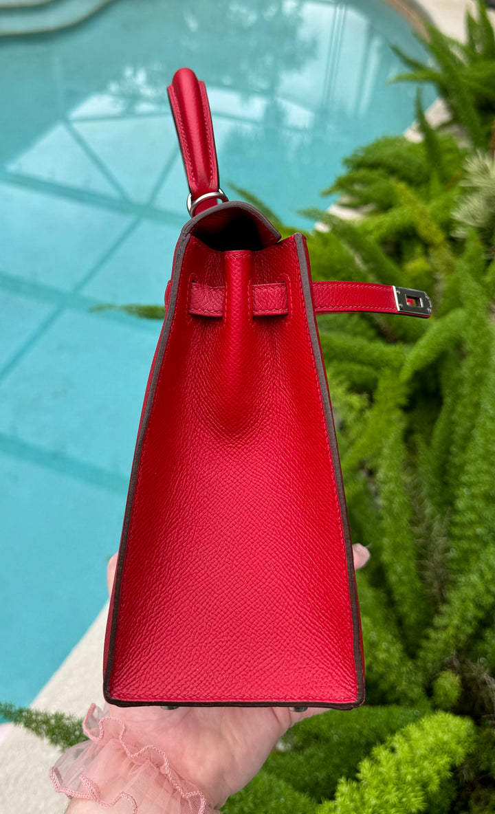 Hermes 2018 Rouge Casaque Epsom Kelly 25