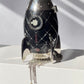 Chanel Limited Edition Black Lucite and Crystal Rocket Ship