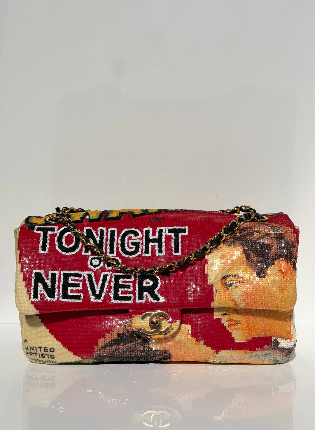 Chanel Tonight or Never Maxi Flap Bag Red Multicolor Sequins Gold Hardware Métiers D’Art 2026