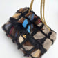 Chanel Multicolor Maxi Mink Fur Single Flap Bag
