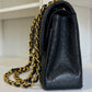 Chanel 6 Series Black Small Vintage Caviar Classic Flap Bag