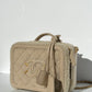 Chanel Small Nude Filigree Shearling Vanity Case