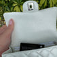 Chanel 21S Mini Iridescent White Caviar Top Handle