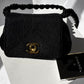 Chanel 1997 Limited Edition Black Cord Flap Bag