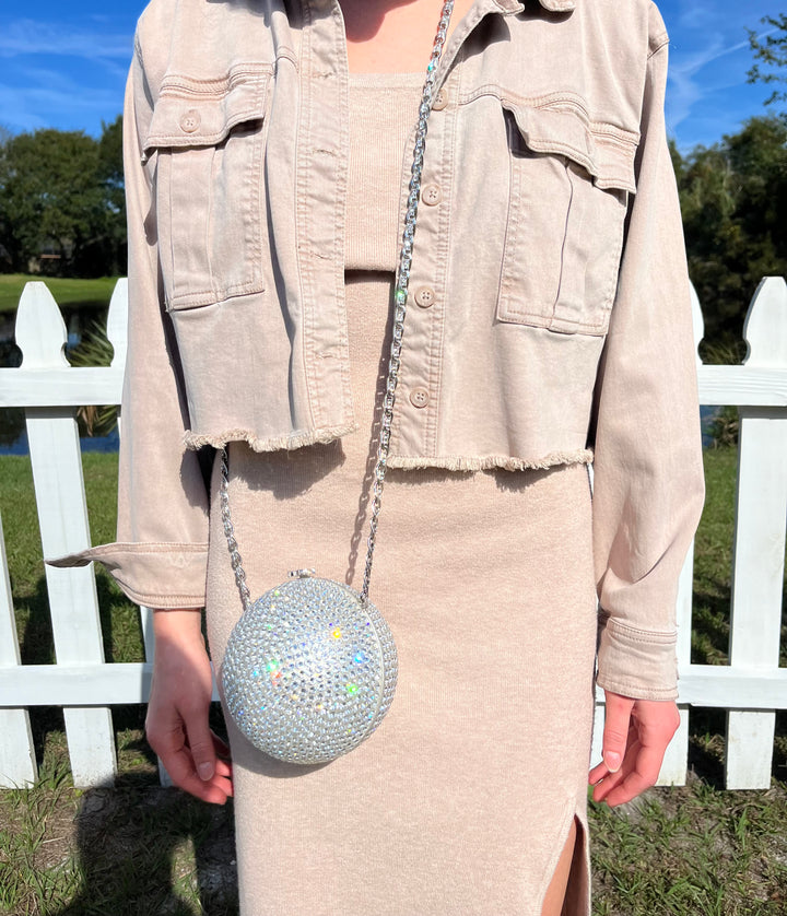 Chanel Rare Runway 2018 Crystals Minaudières Clutch Crossbody Bag