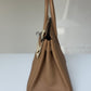 Hermes Chai Togo Birkin 25 Palladium Hardware