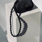 Chanel 1997 Limited Edition Black Cord Flap Bag