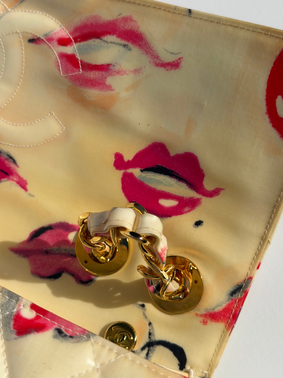 Chanel 1994 Jumbo Lips & Kisses Flap Bag