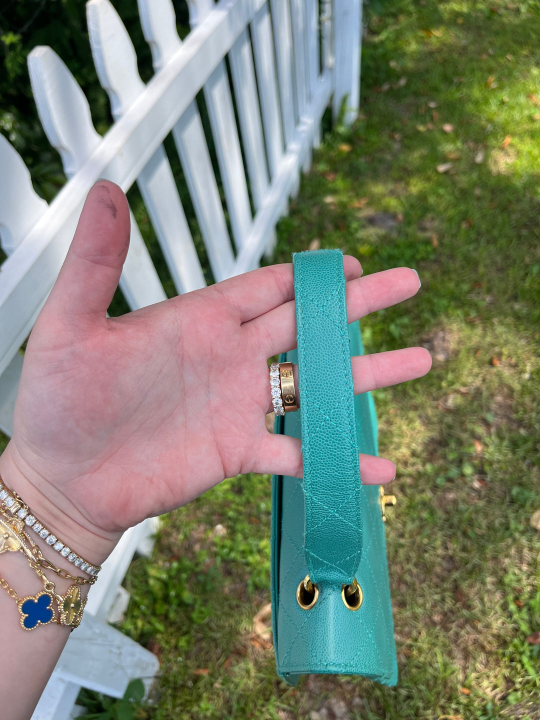 Chanel Vintage Tiffany Caviar Top Handle