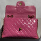 Chanel 1995 Jumbo Barbie Pink Chain Around Flap Bag