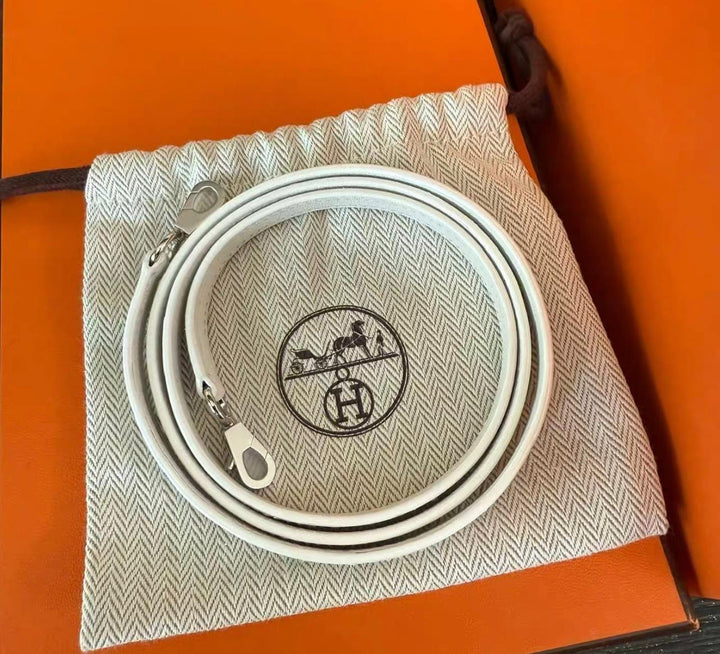 Hermes New White Mini Kelly Picnic