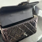 Chanel Metallic Calfskin Mini Ring Handle Flap Bag