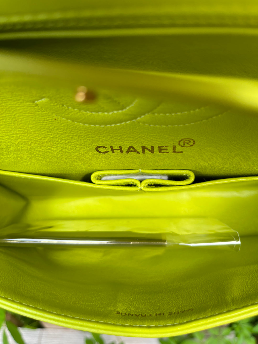 Chanel Rare Vintage Neon Small Classic Flap Bag