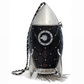 Chanel Limited Edition Black Lucite and Crystal Rocket Ship