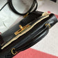 Hermes Mini Sellier Black Lizard Kelly 20