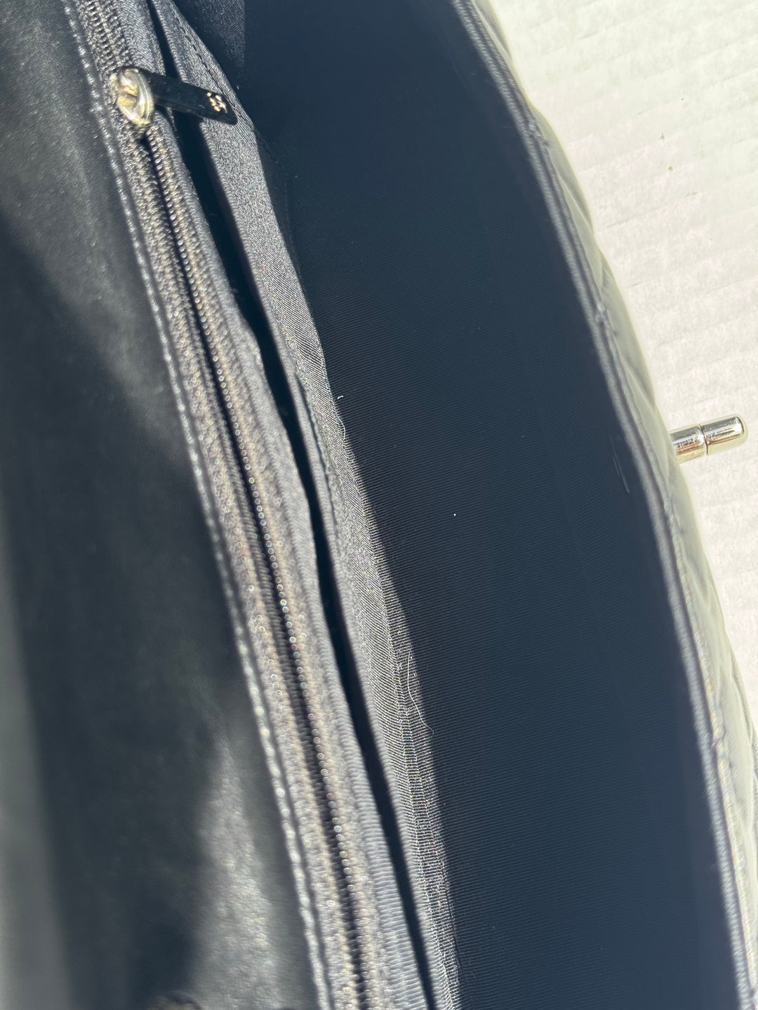 Chanel 2011 Black Ladybug Medium Lambskin Flap Bag