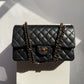 Chanel Black Medium Lambskin Flap Bag + RGHW