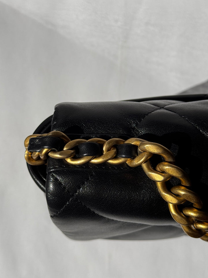 Chanel Small Black 19 Flap Bag