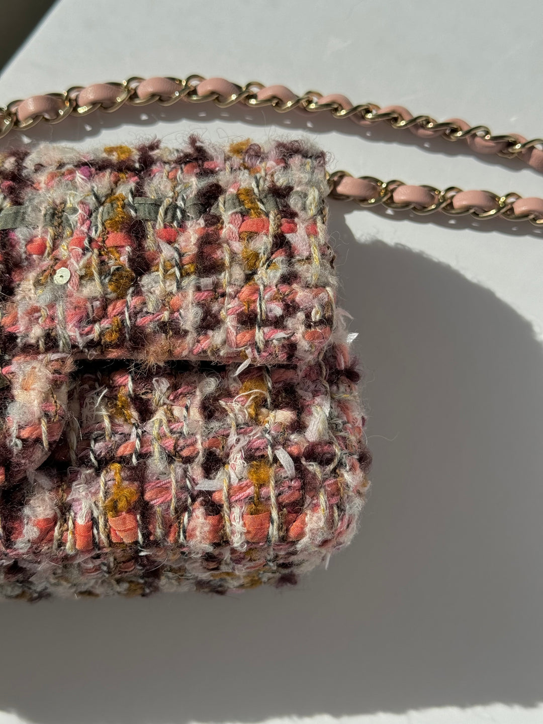 Chanel 2023 Tweed Mini Rectangular Flap Bag