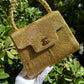 Chanel 1997 Silk Rope Gold Mini Top Handle