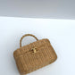 Chanel Cruise 2025/26 Braided Rattan Vanity Case